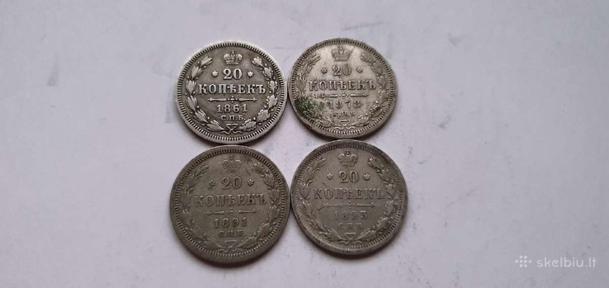 1861-1893 20 kapeiku