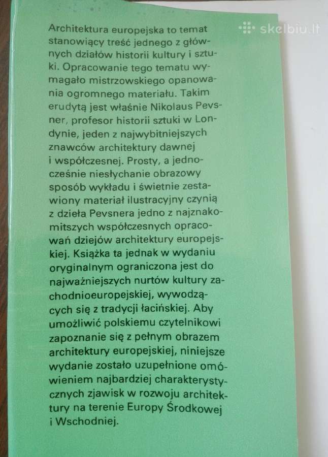 Historia Architektury Europejskiej - nuotraukos Nr. 3