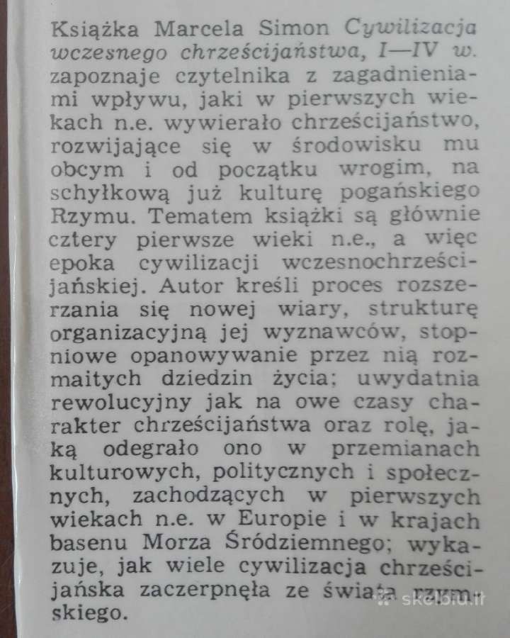 Cywilizacja Wczesnego Chrzescijanstwa I-iv w. Mars - nuotraukos Nr. 3