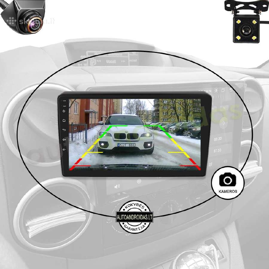 Citroen Berlingo Peugeot Partner Android multimedi - nuotraukos Nr. 7