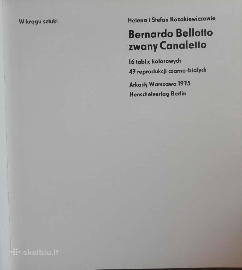 Bernardo Bellotto Zwany Canaletto Kozakiewiczowie - nuotraukos Nr. 2
