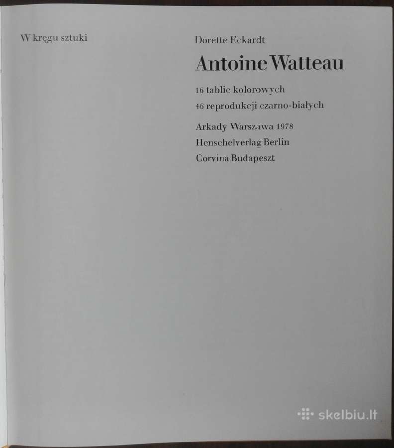 Antoine Watteau Eckardt D. - nuotraukos Nr. 2