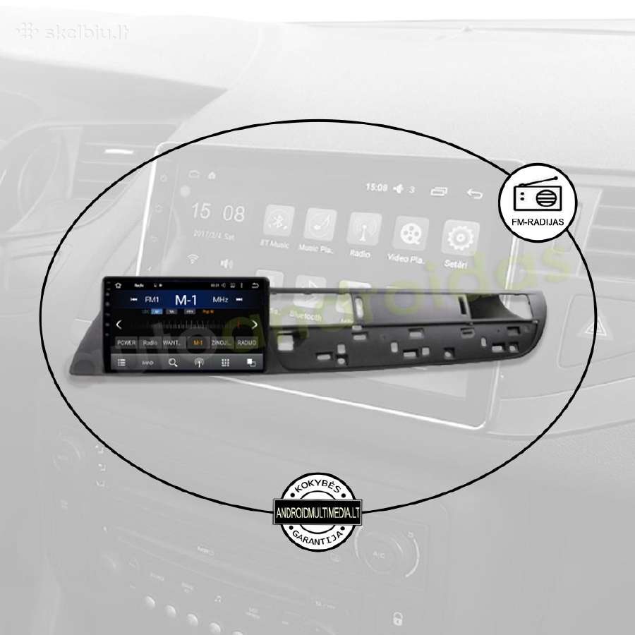Citroen C5 X7 2008-17 Android multimedia GPS/WiFi - nuotraukos Nr. 4