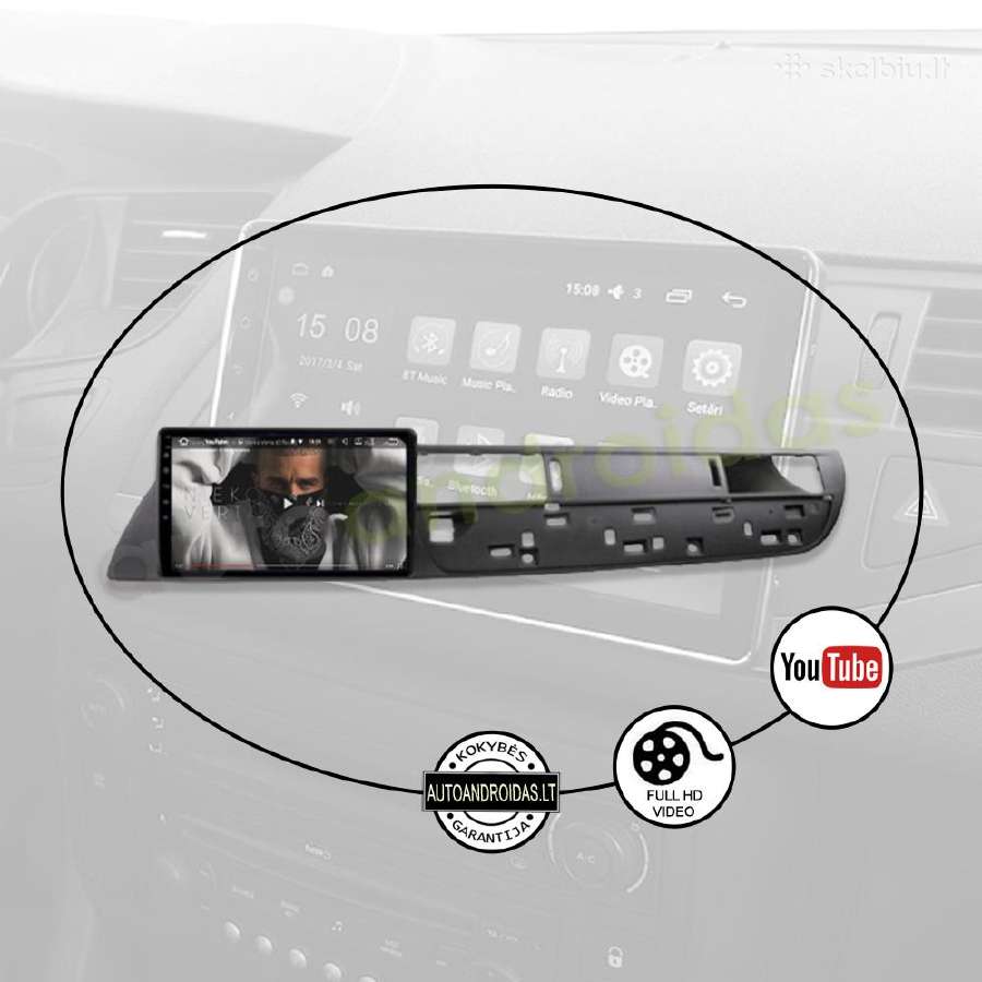 Citroen C5 X7 2008-17 Android multimedia GPS/WiFi - nuotraukos Nr. 9