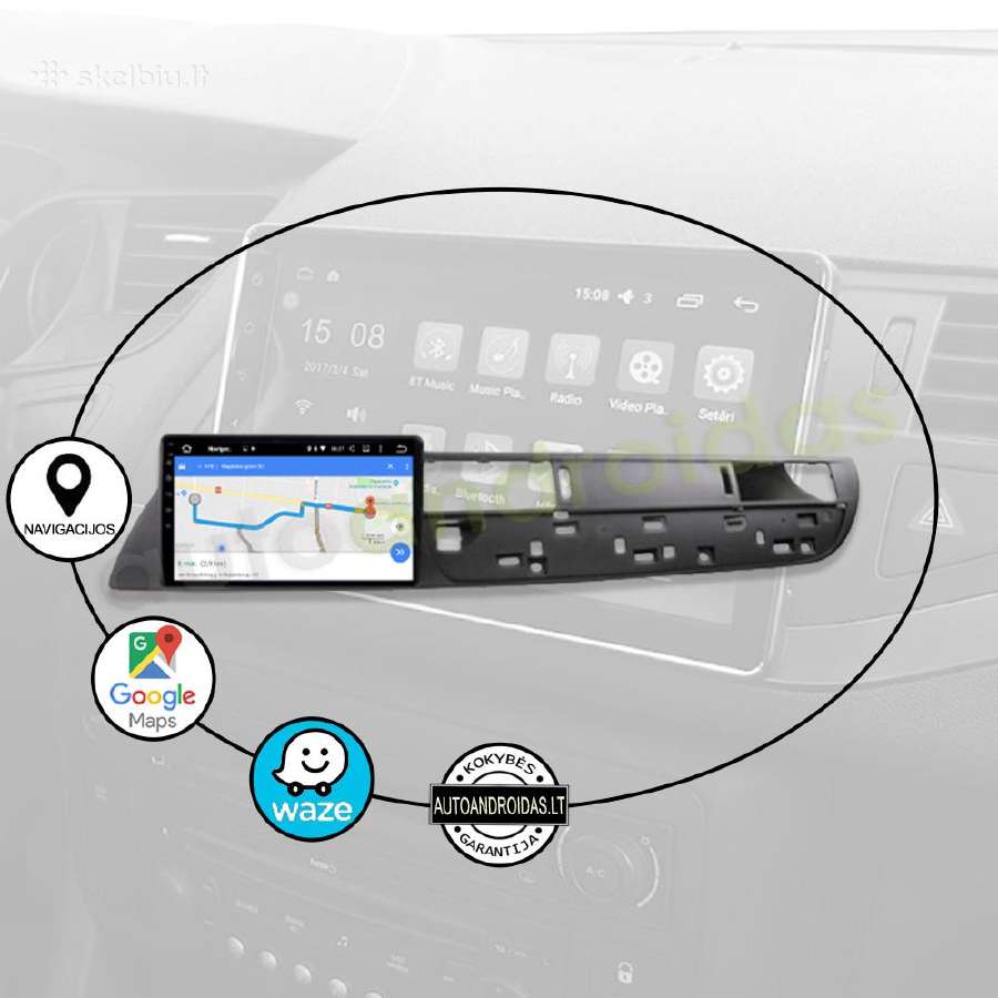 Citroen C5 X7 2008-17 Android multimedia GPS/WiFi - nuotraukos Nr. 11
