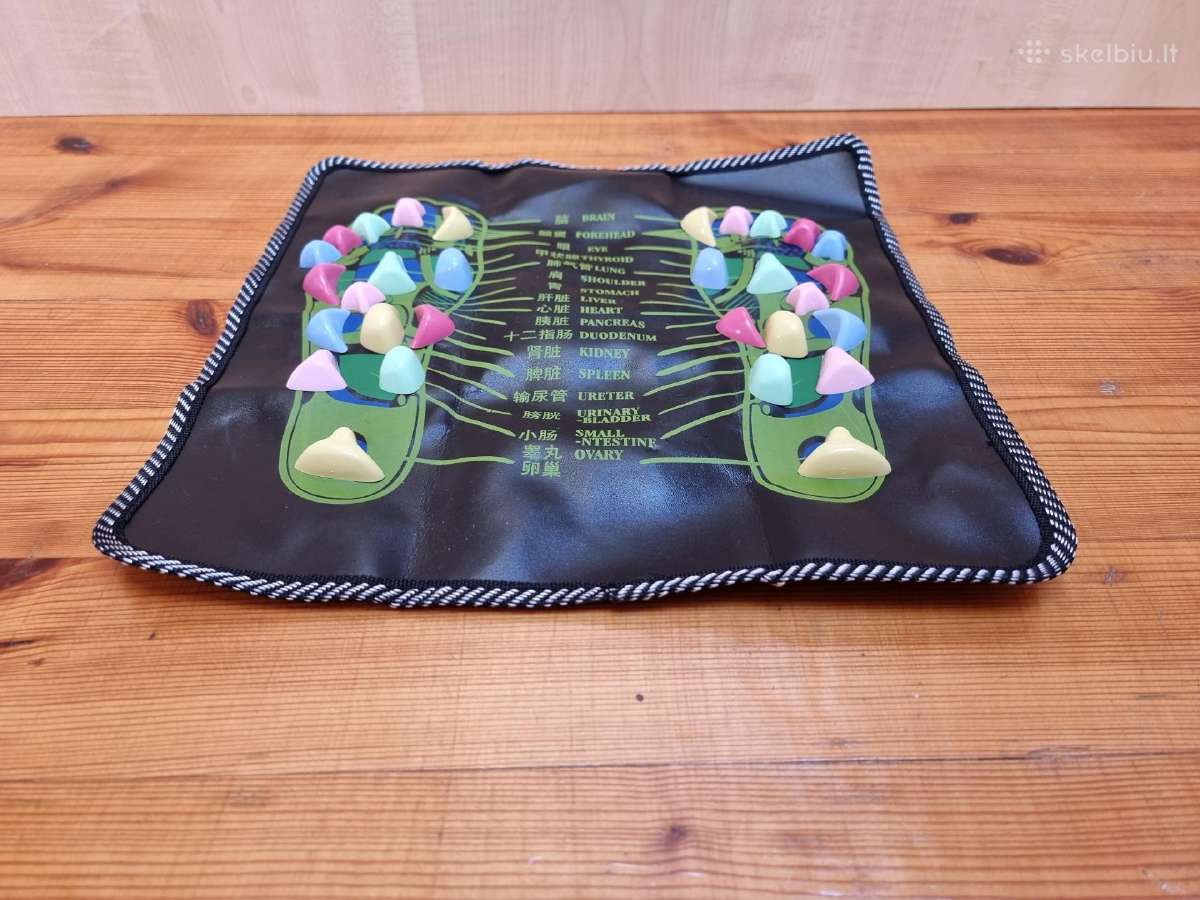 Masažinis kilimėlis pėdoms 35 *35 cm, naujas
