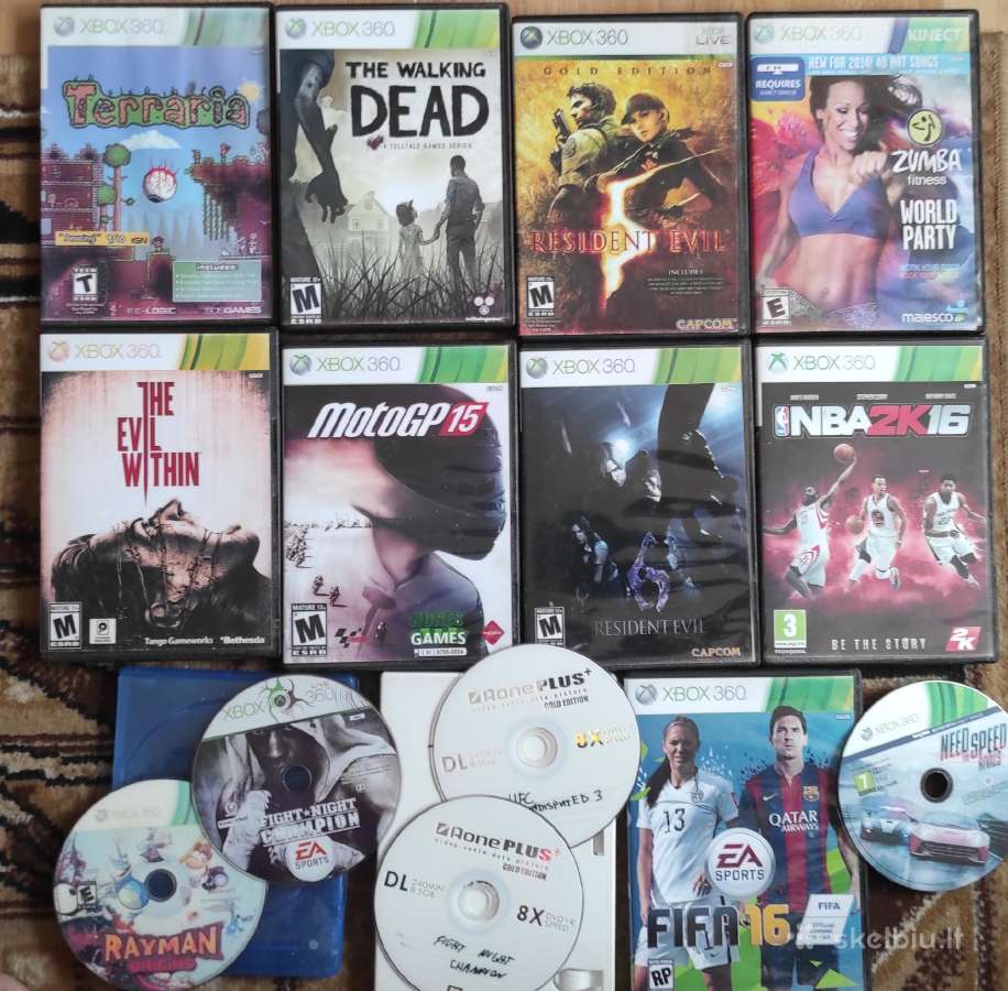 PS3 CD,visi CD tik 22 eu.priedai,.xbox 360 CD - nuotraukos Nr. 3