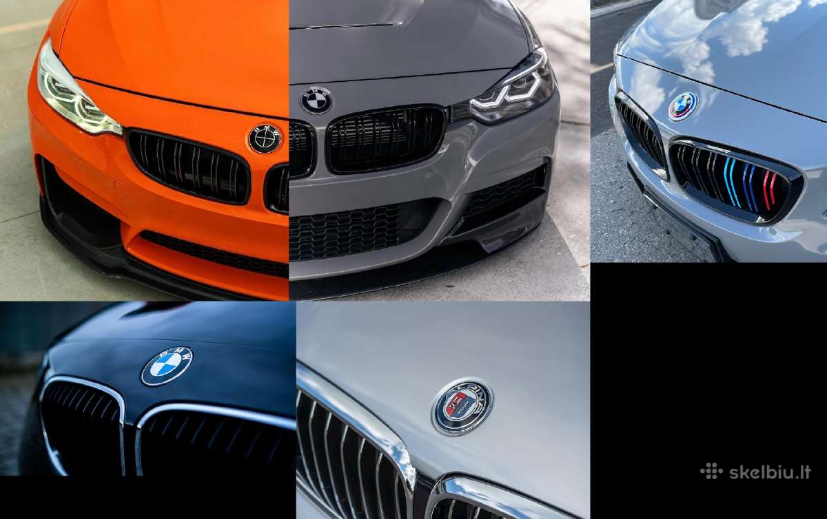 Bmw ženkliukai ant kapoto ir bagažinės - nuotraukos Nr. 3