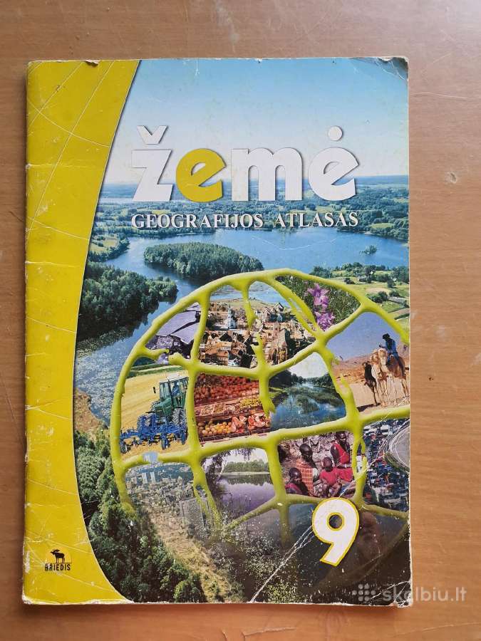 Atlasas žemė 9 klasei geografijos