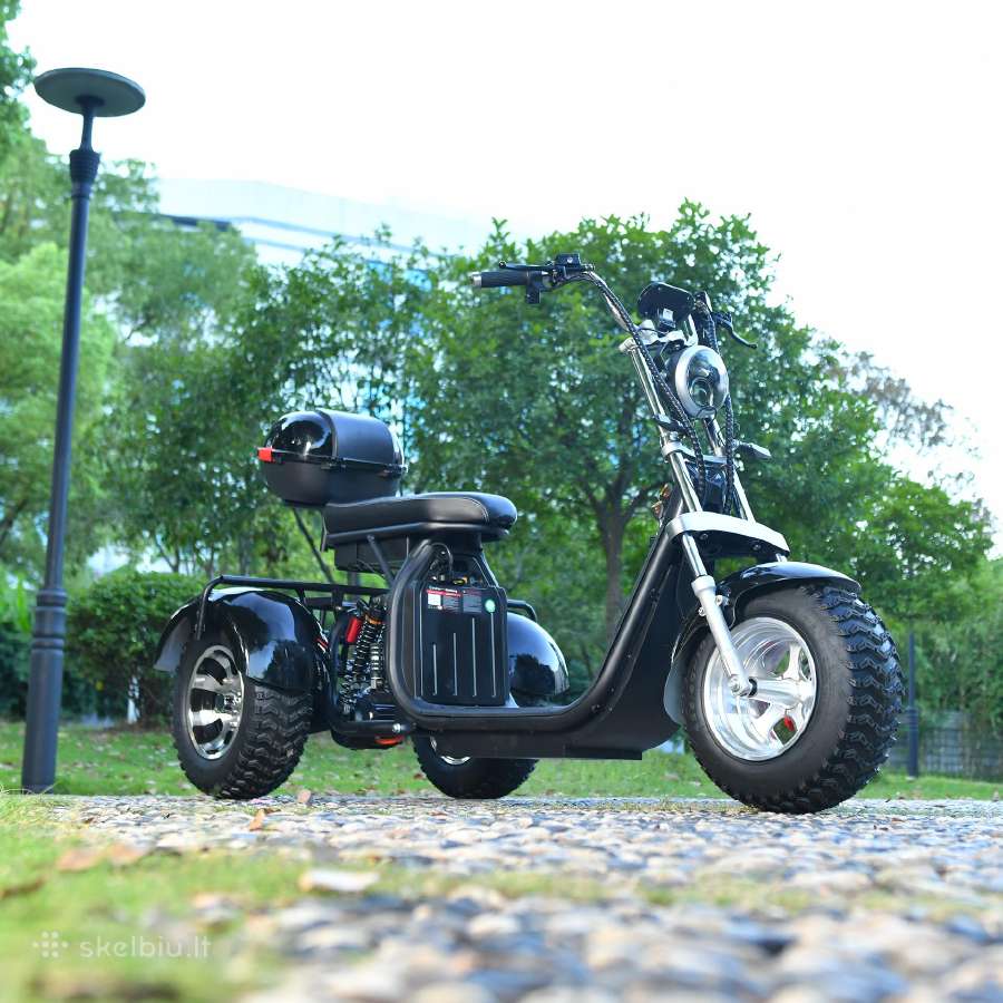 Elektrinis triratis čioperis citycoco motoroleris - nuotraukos Nr. 12