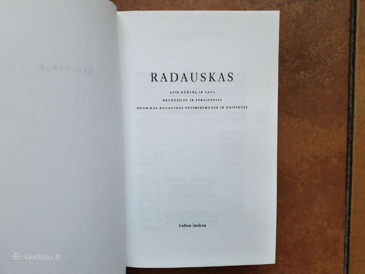 "Henrikas Radauskas" 1994 metai - nuotraukos Nr. 3