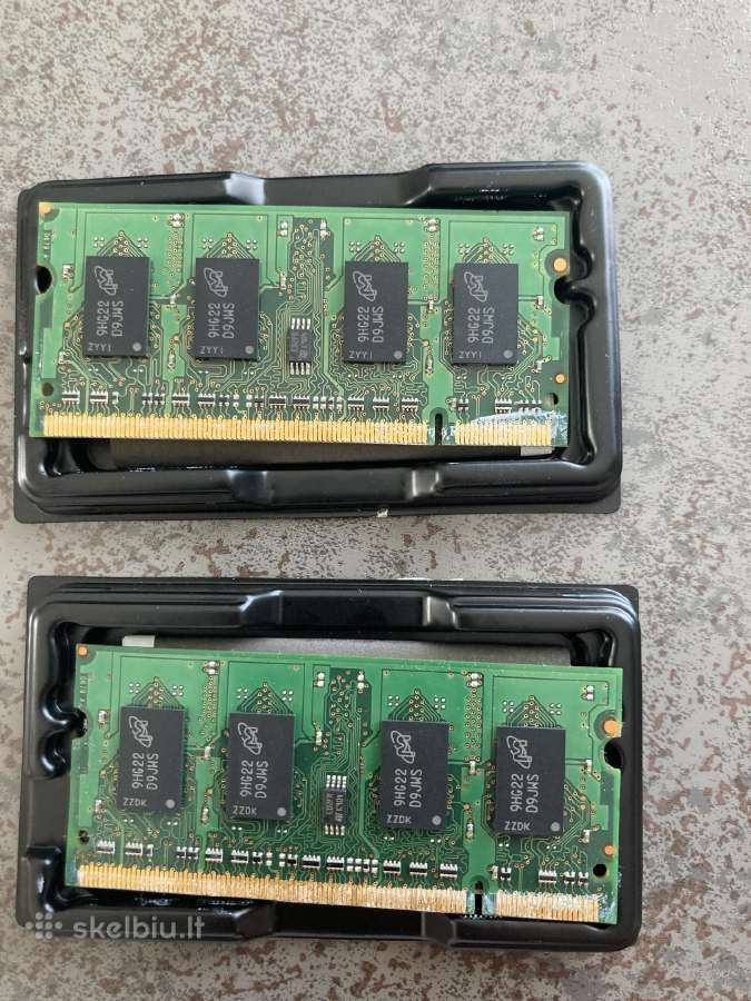 Mt8htf12864hdz-800g1 1gb Ddr2 (2 vnt) - nuotraukos Nr. 2