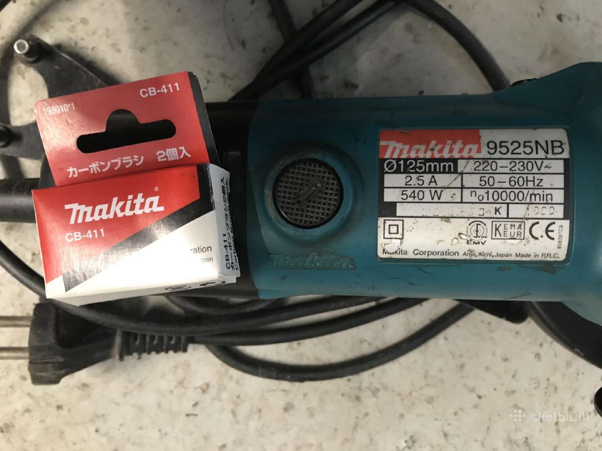 Makita kampinis slifuoklis - nuotraukos Nr. 3