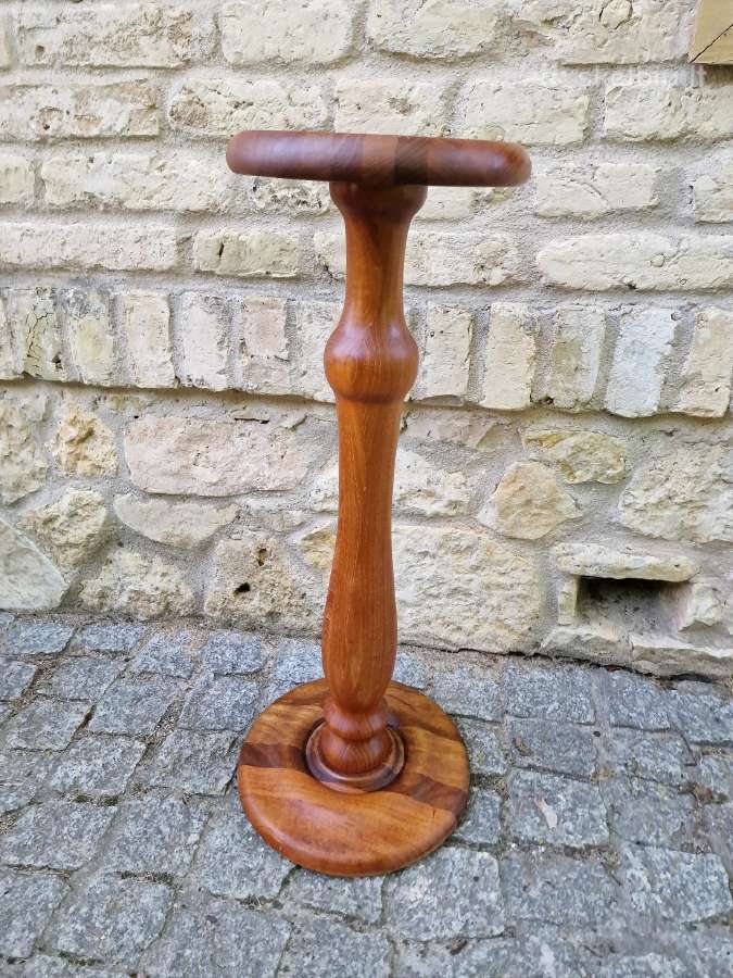 Vintažinis mid century tikmedžio masyvo stovas - nuotraukos Nr. 4