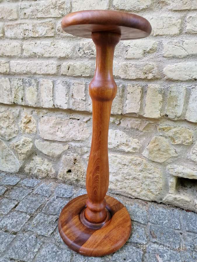 Vintažinis mid century tikmedžio masyvo stovas - nuotraukos Nr. 8