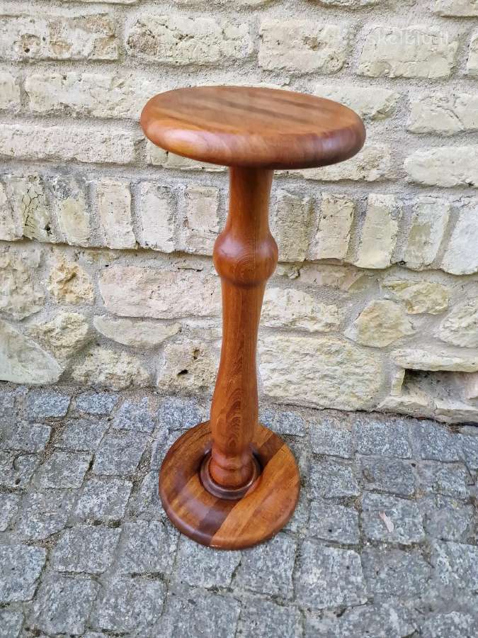 Vintažinis mid century tikmedžio masyvo stovas - nuotraukos Nr. 13