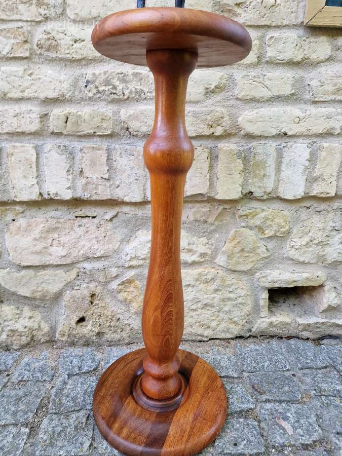 Vintažinis mid century tikmedžio masyvo stovas - nuotraukos Nr. 19