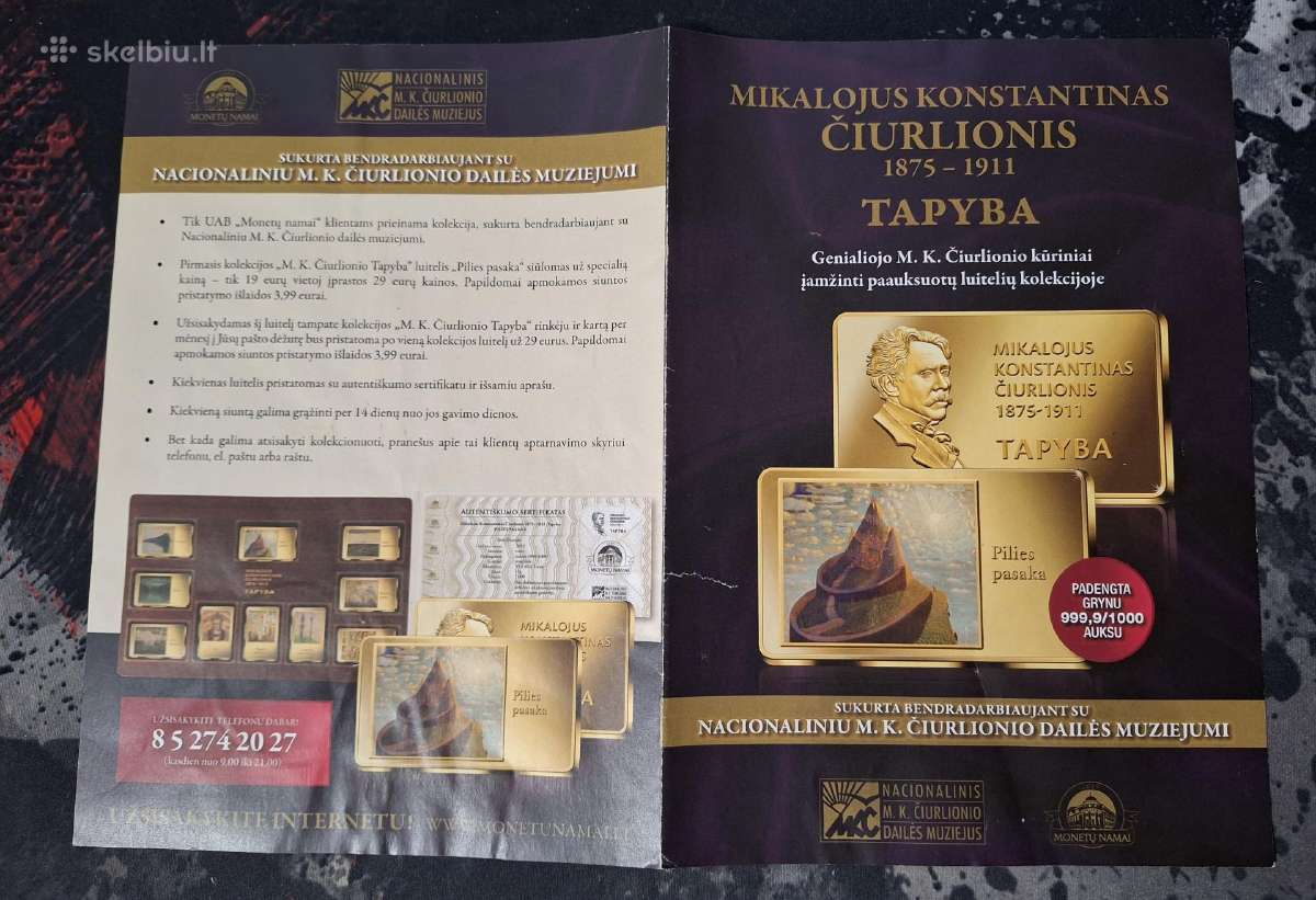 Mikolojaus Konstantino Čiurlioniaus Tapyba - nuotraukos Nr. 4