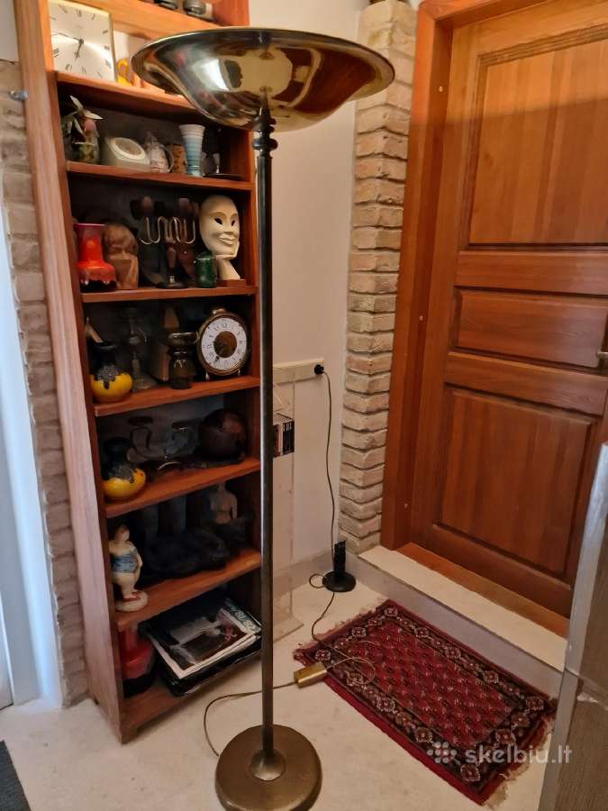 Vintažinis mid century žalvarinis toršeras - nuotraukos Nr. 2
