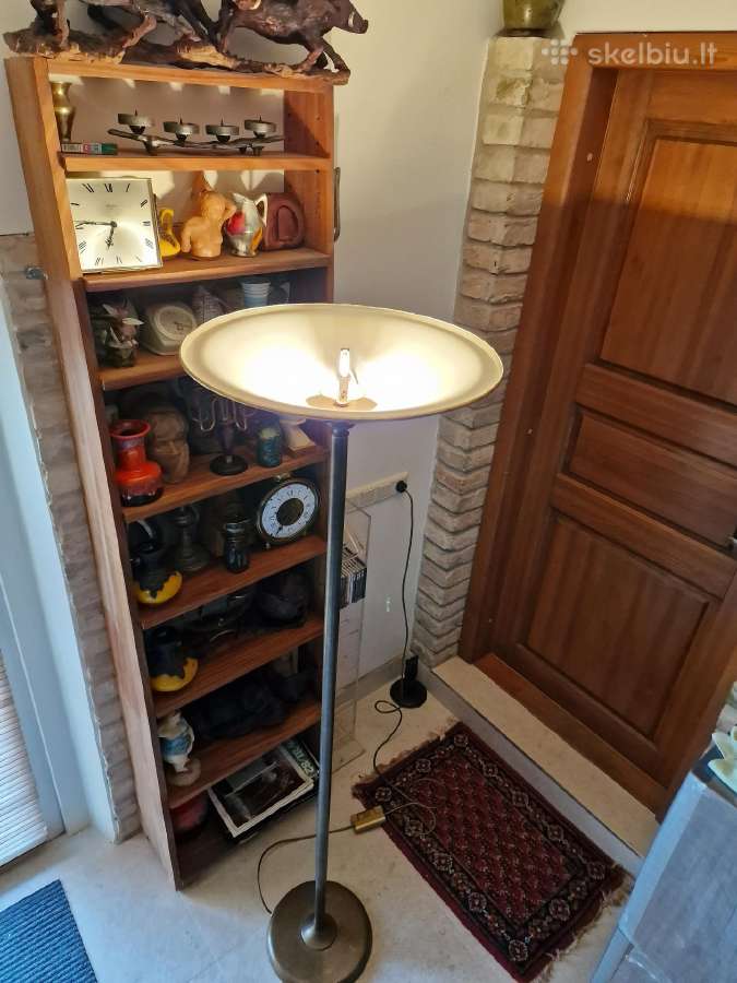 Vintažinis mid century žalvarinis toršeras - nuotraukos Nr. 4