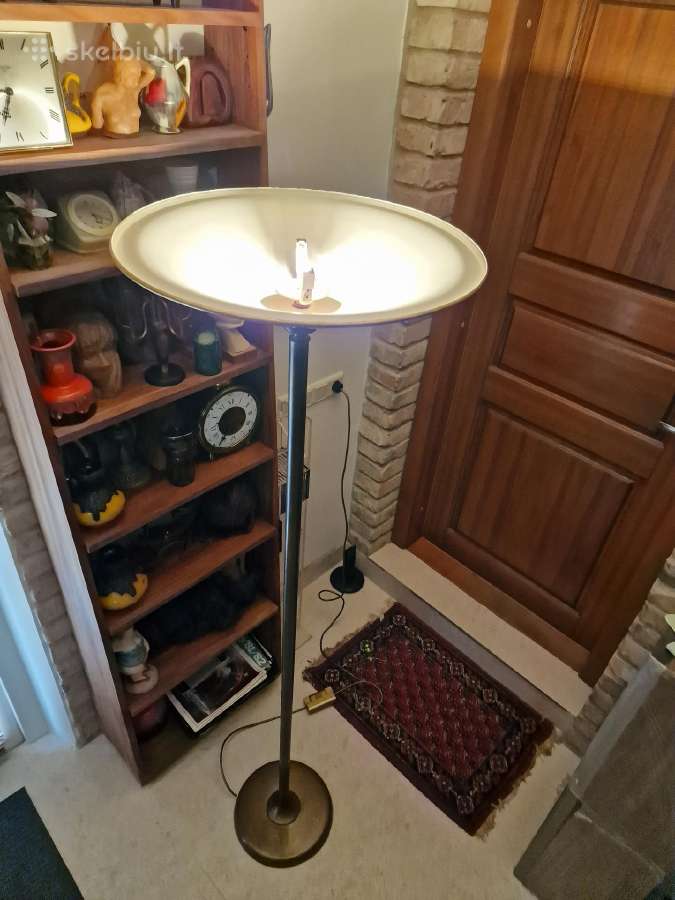 Vintažinis mid century žalvarinis toršeras - nuotraukos Nr. 6
