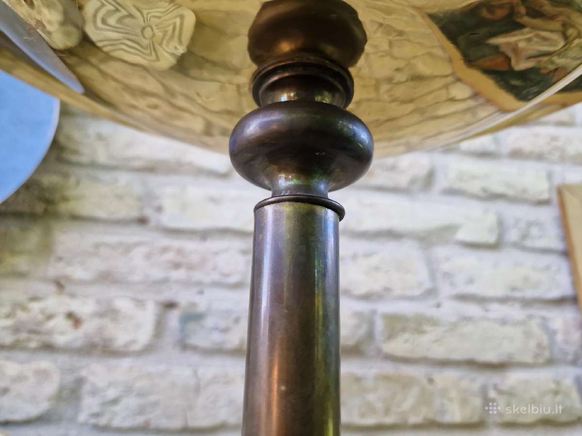 Vintažinis mid century žalvarinis toršeras - nuotraukos Nr. 10
