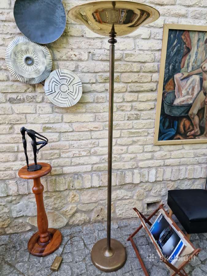 Vintažinis mid century žalvarinis toršeras - nuotraukos Nr. 11