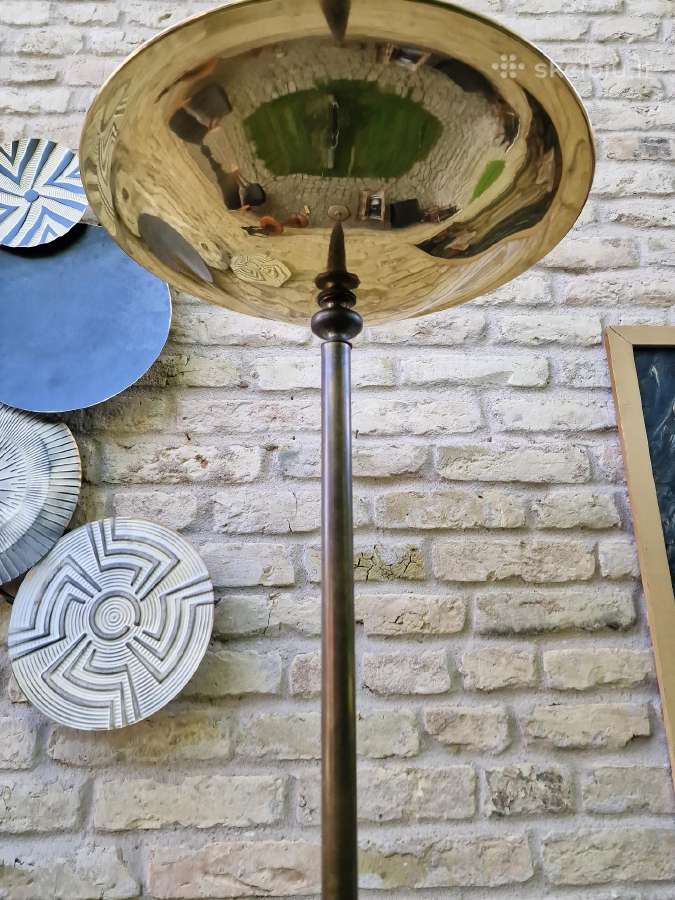 Vintažinis mid century žalvarinis toršeras - nuotraukos Nr. 14