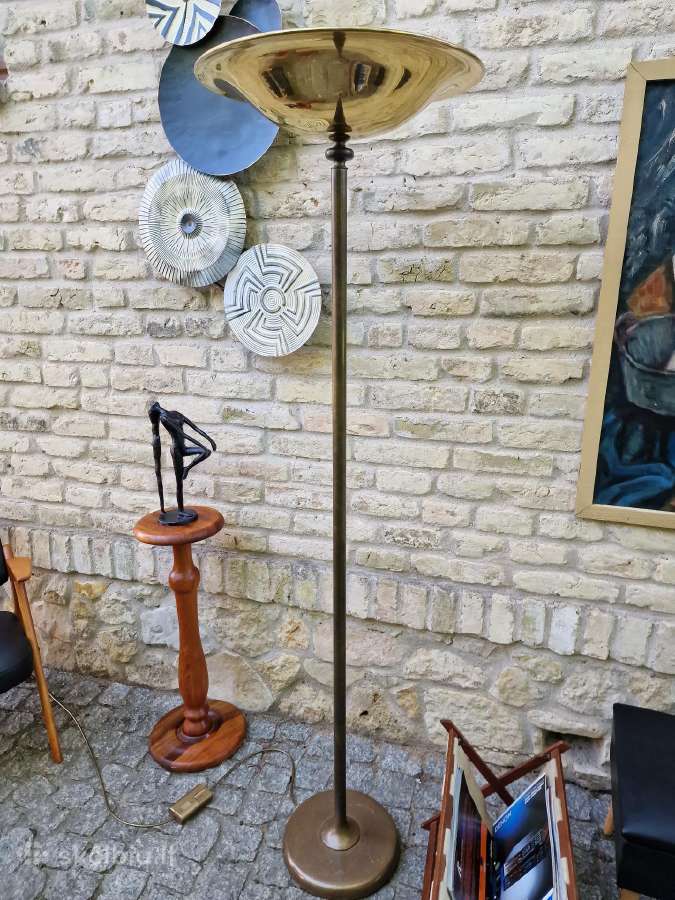 Vintažinis mid century žalvarinis toršeras - nuotraukos Nr. 19
