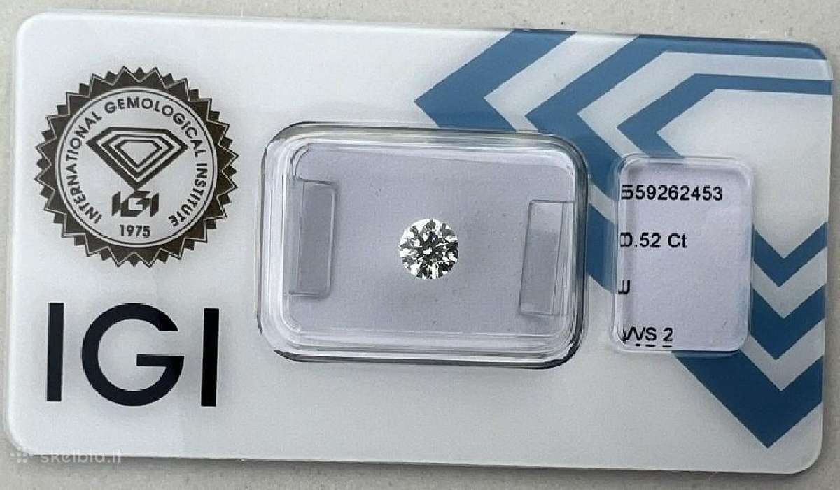 Ypatingo skaidrumo natūralus 0.54 ct briliantas - nuotraukos Nr. 7