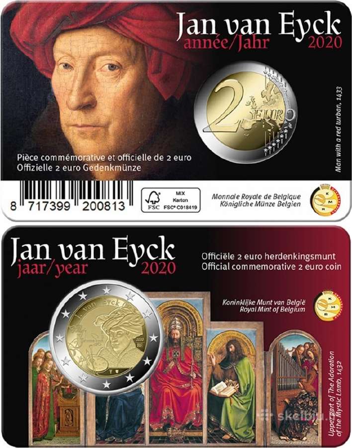 Belgijos proginės euro monetos - nuotraukos Nr. 16