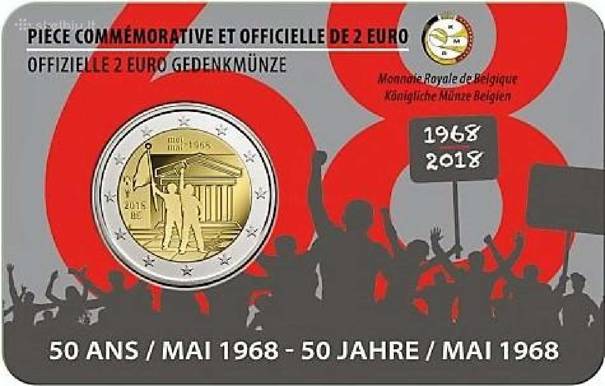 Belgijos proginės euro monetos - nuotraukos Nr. 20