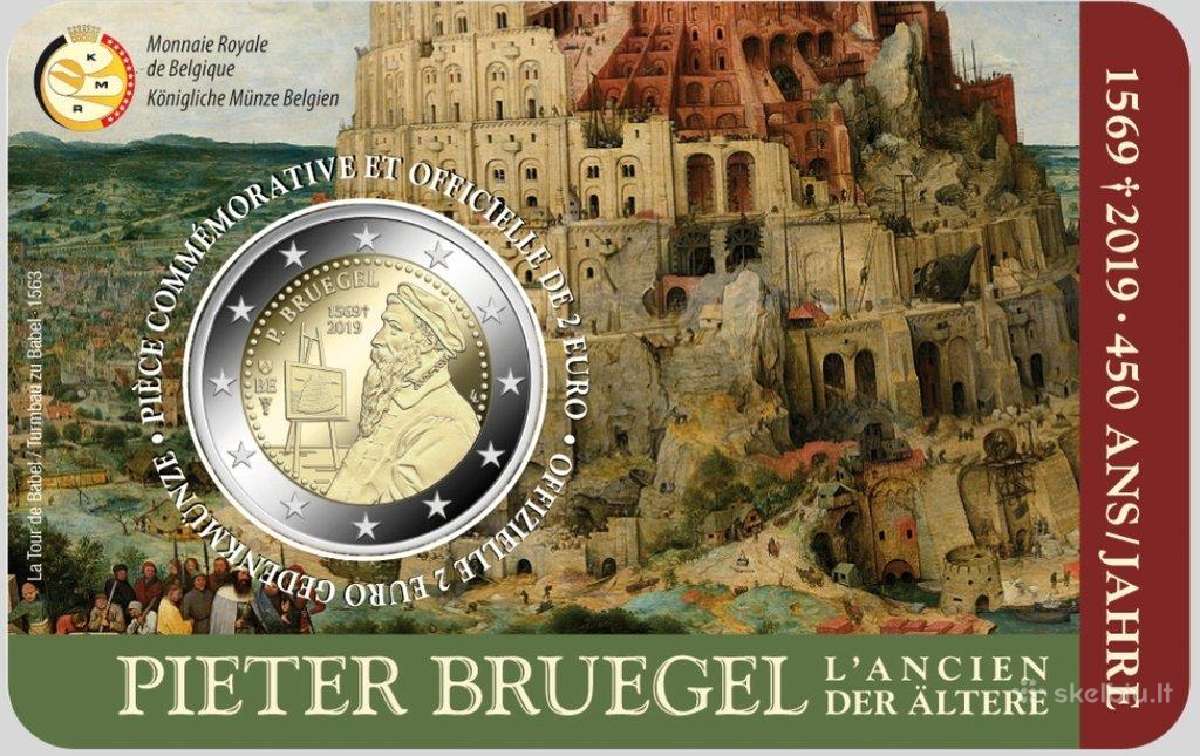 Belgijos proginės euro monetos - nuotraukos Nr. 18