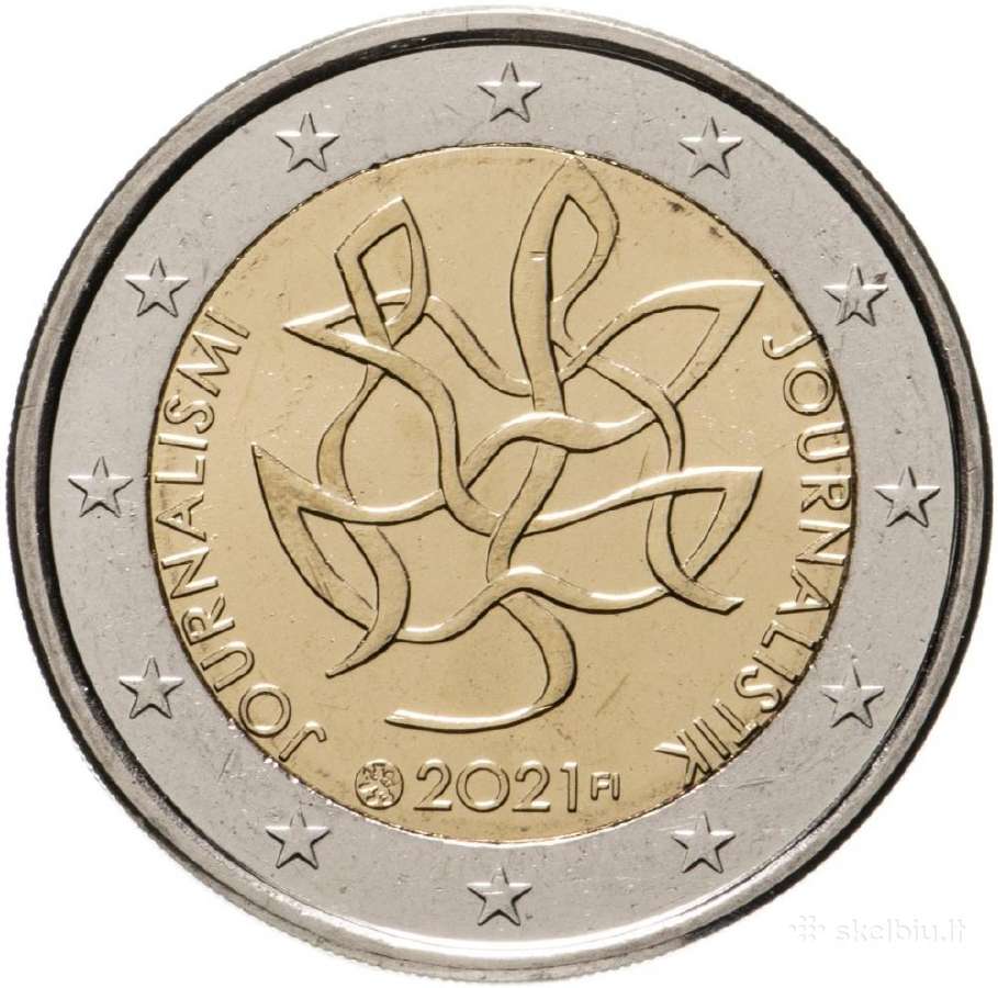 Suomijos proginės euro monetos - nuotraukos Nr. 11
