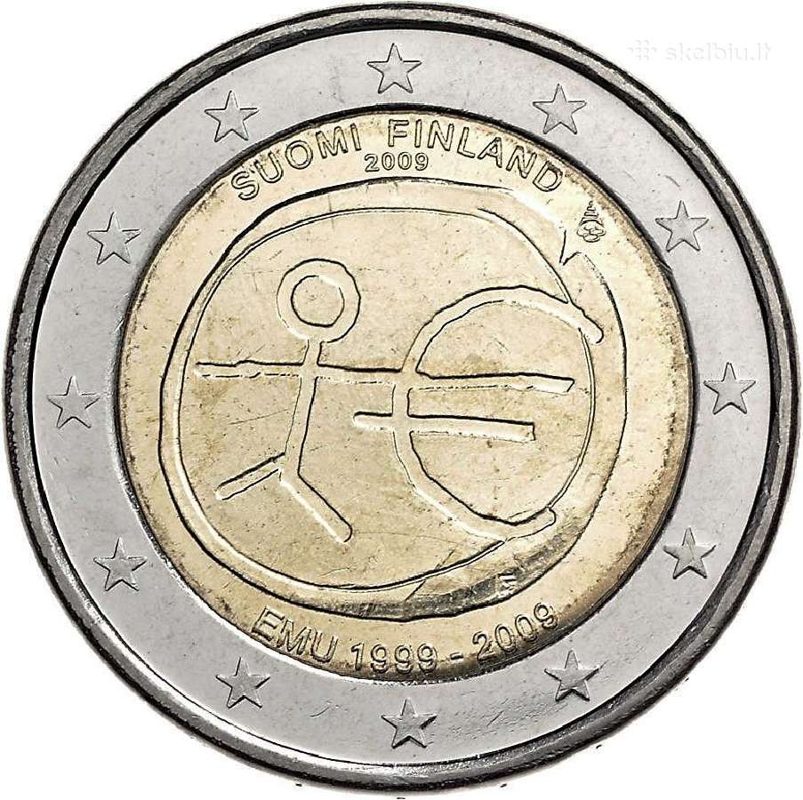 Suomijos proginės euro monetos - nuotraukos Nr. 32