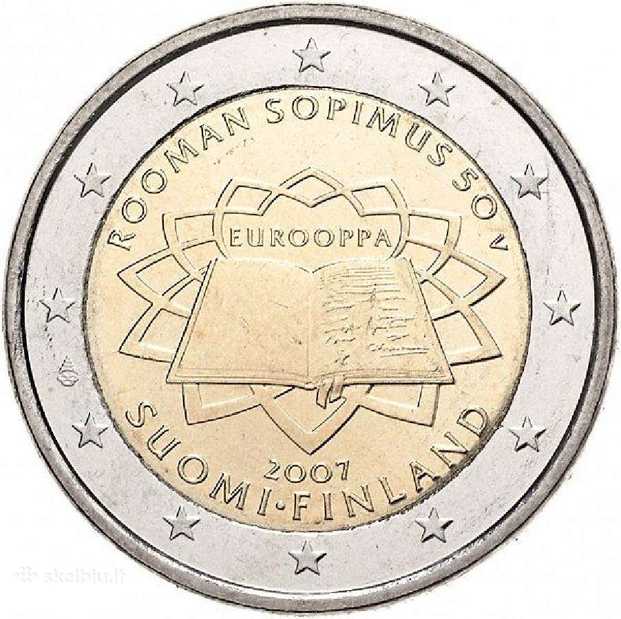Suomijos proginės euro monetos - nuotraukos Nr. 35