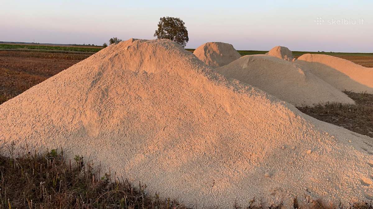 Kalkes, kompostą dirvoms Klaipėdos regione
