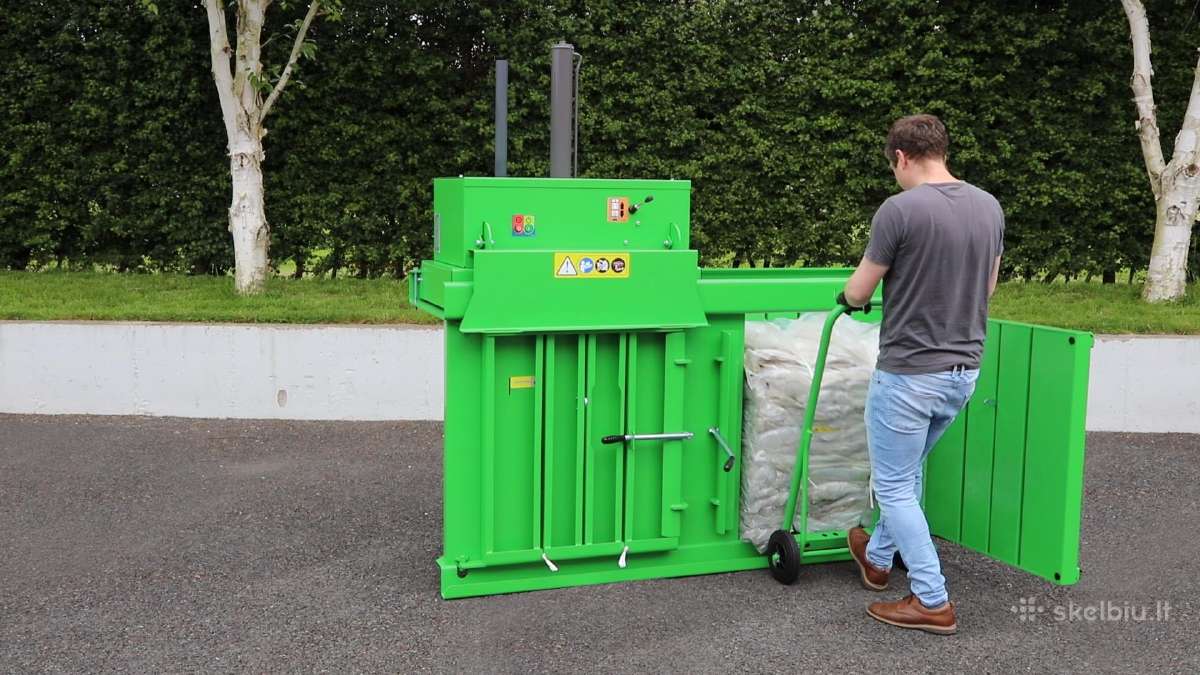 Atliekų presas kartonui plastikui tektilei - nuotraukos Nr. 5