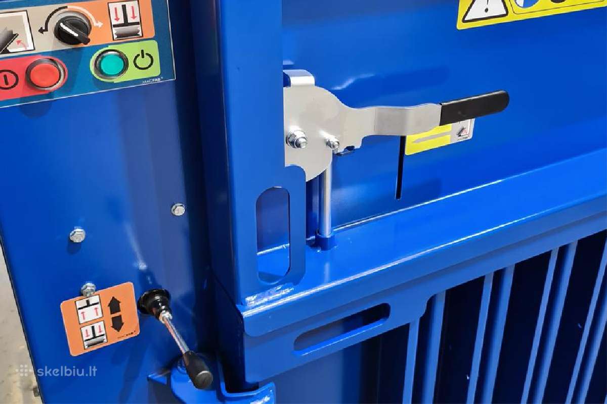 Atliekų presas kartonui plastikui tektilei - nuotraukos Nr. 31