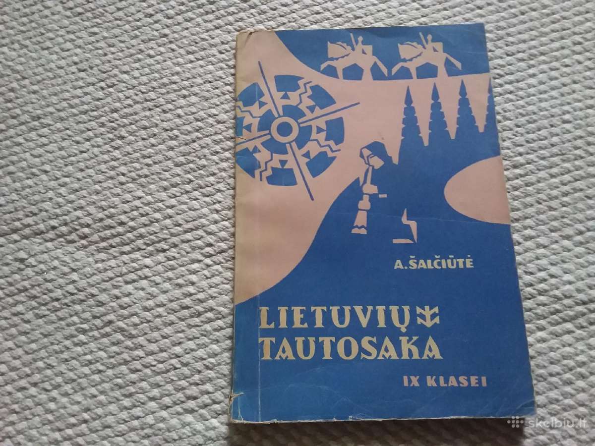 A. Šalčiūtė Lietuvių tautosaka IX klasei 1967 m.