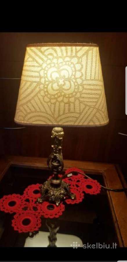 Vintažinės žalvarinės lempos