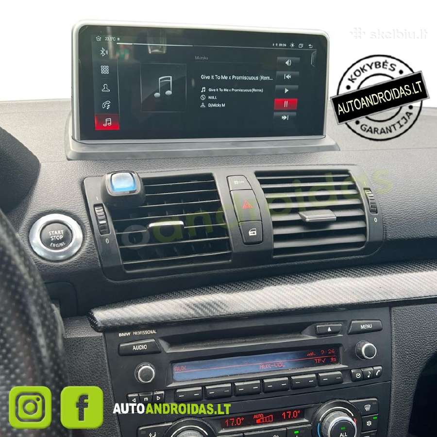 Bmw 1 E81 E87 E88 2005-11 Android multimedia WiFi