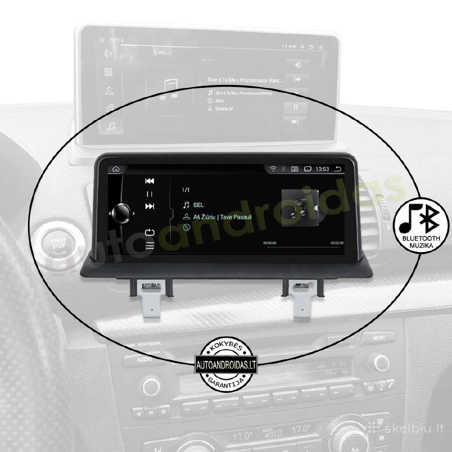 Bmw 1 E81 E87 E88 2005-11 Android multimedia WiFi - nuotraukos Nr. 6