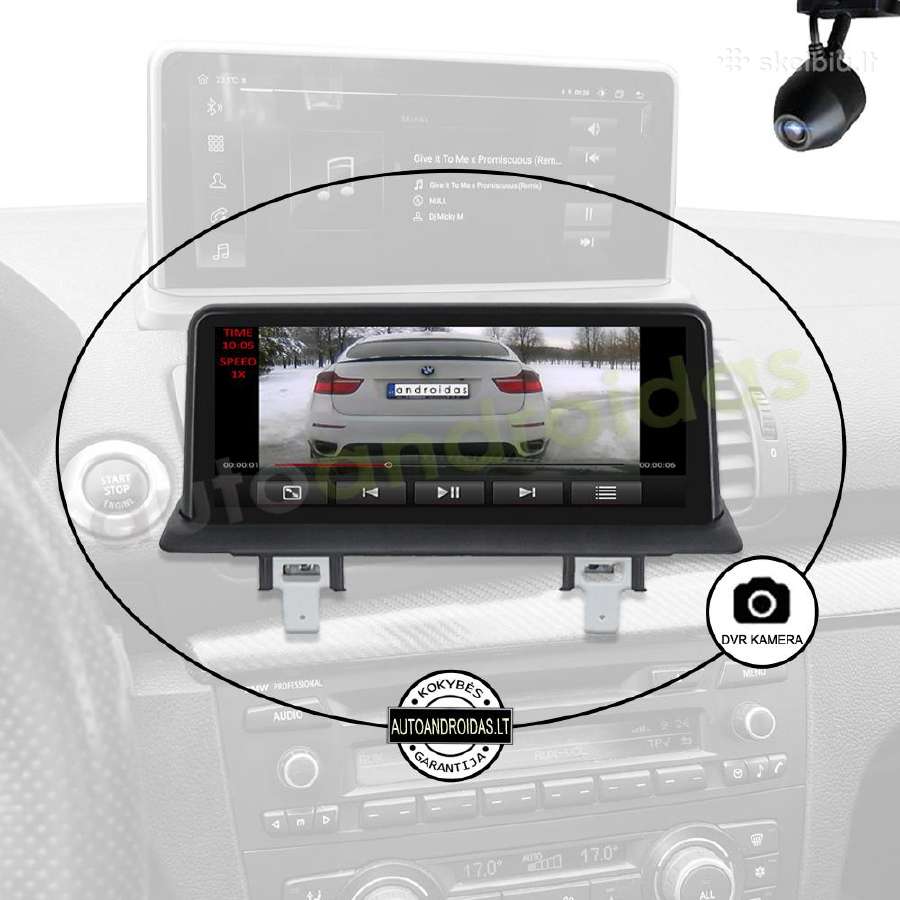 Bmw 1 E81 E87 E88 2005-11 Android multimedia WiFi - nuotraukos Nr. 8