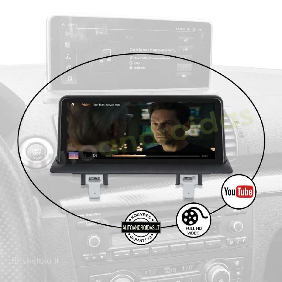 Bmw 1 E81 E87 E88 2005-11 Android multimedia WiFi - nuotraukos Nr. 9