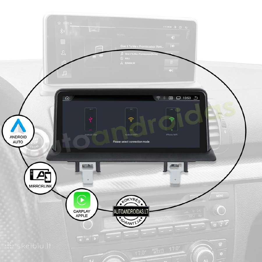 Bmw 1 E81 E87 E88 2005-11 Android multimedia WiFi - nuotraukos Nr. 10