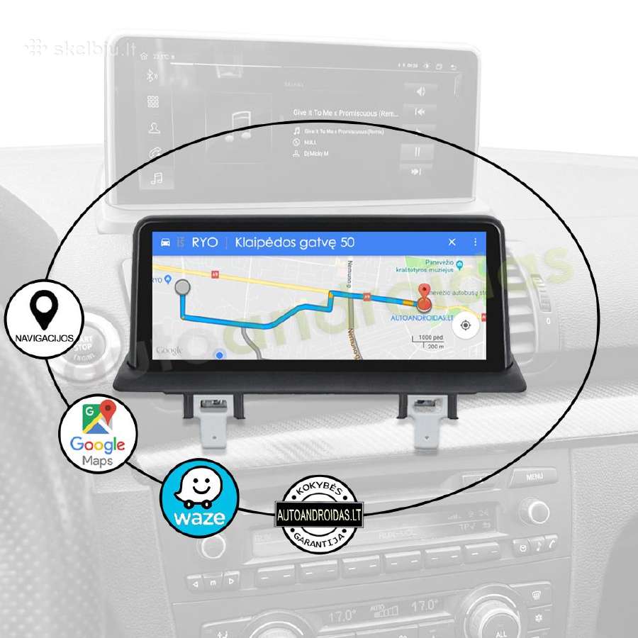Bmw 1 E81 E87 E88 2005-11 Android multimedia WiFi - nuotraukos Nr. 11