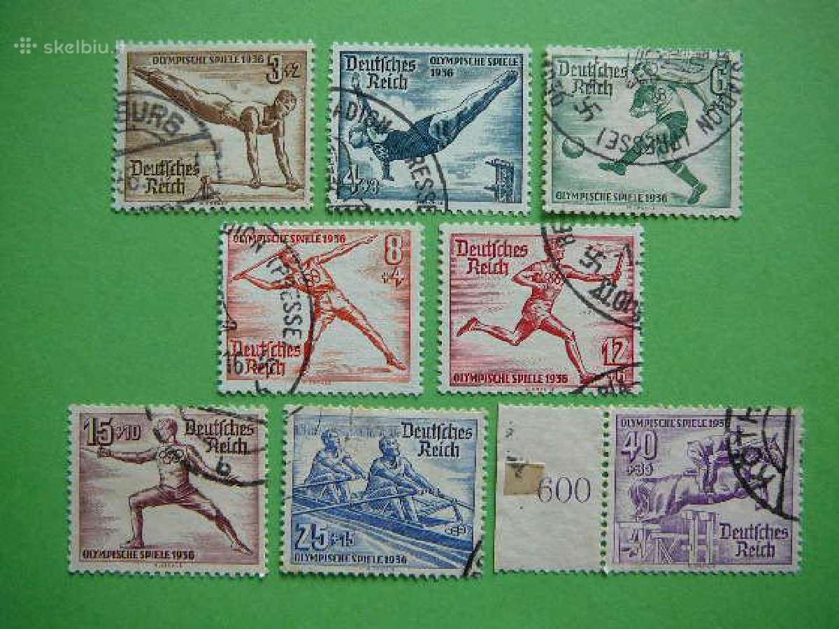 Olimpines vasaros Vokietija 1936 vkt609/6a