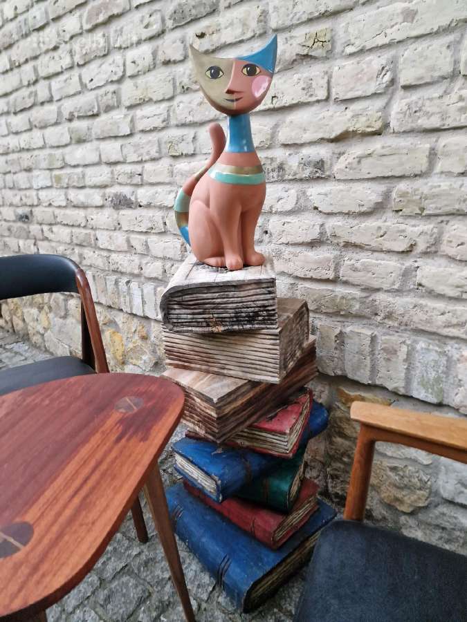 Vintažinės tikmedžio masyvo kolonos-stovai - nuotraukos Nr. 34