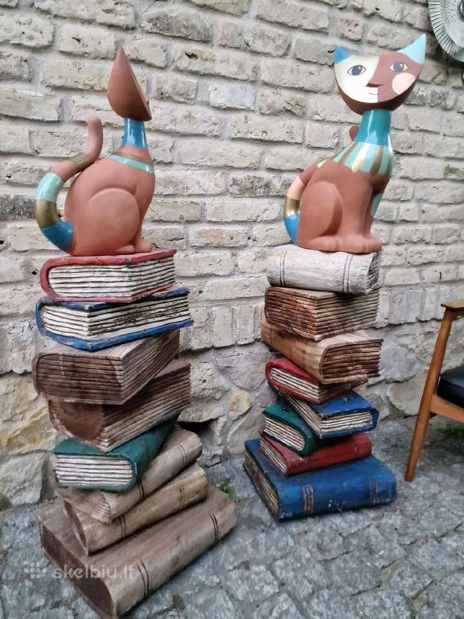 Vintažinės tikmedžio masyvo kolonos-stovai - nuotraukos Nr. 11